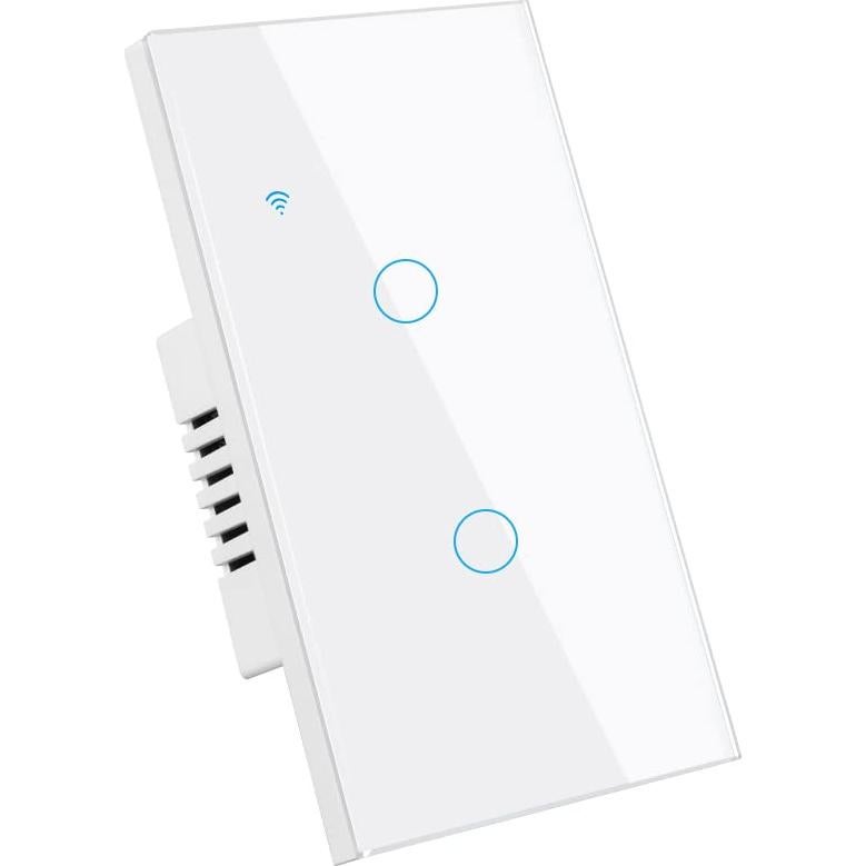 Interruptor de Pared Táctil Inteligente DoHome 2 Gang WiFi