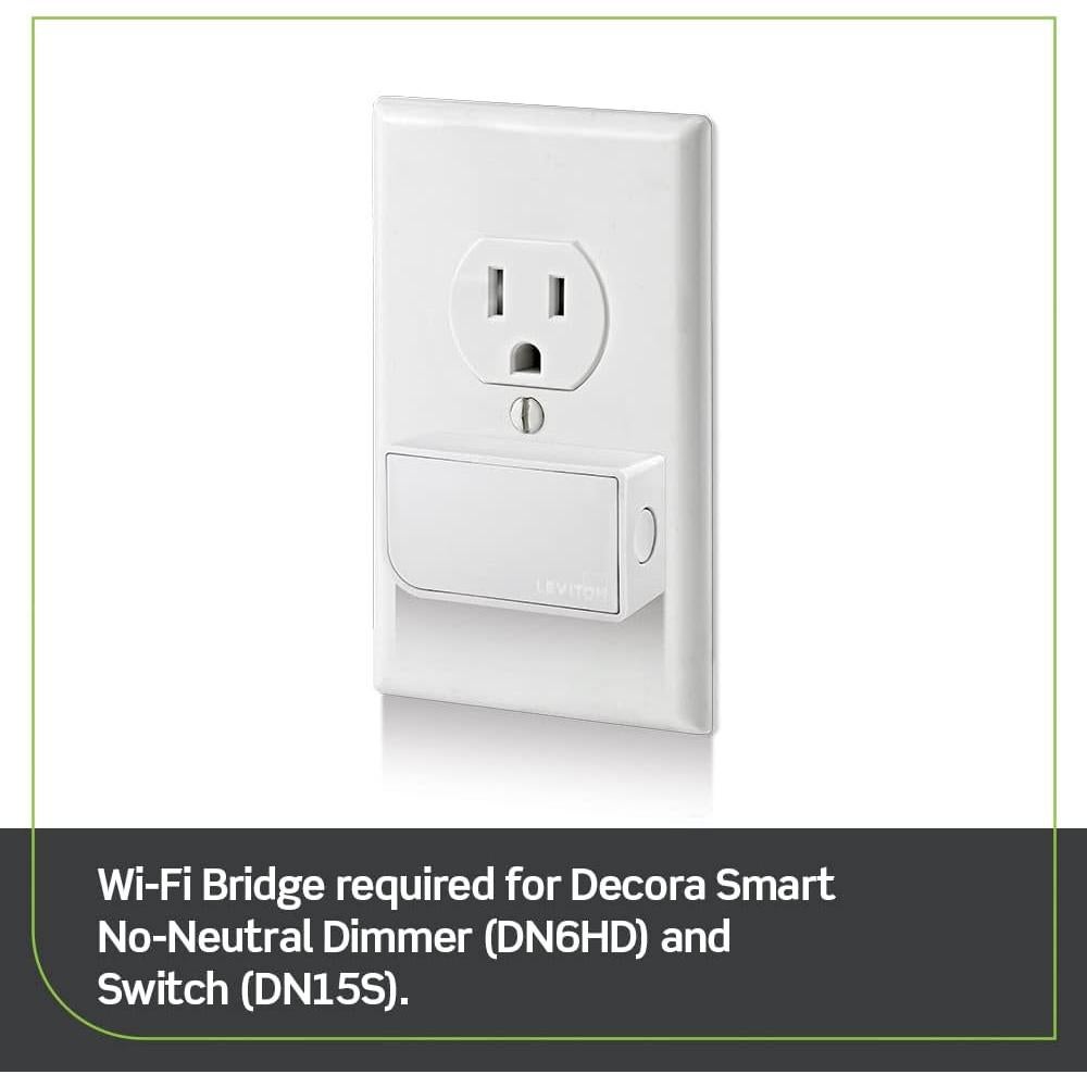 Kit de Regulador Inteligente Leviton DN6HD y Puente Wi-Fi MLWSB