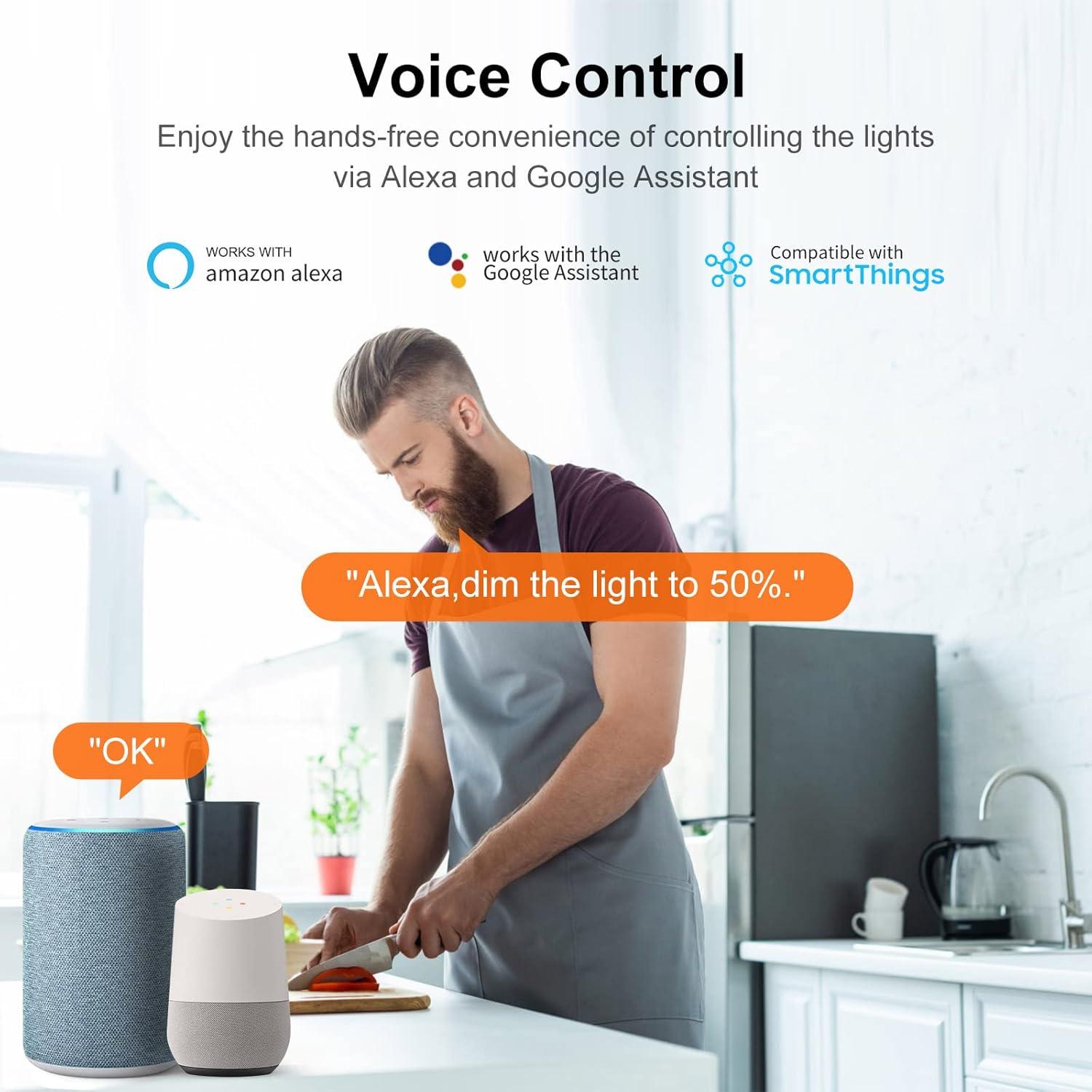 Interruptores Reguladores Inteligentes Milfra 3 Vías Paquete de 2