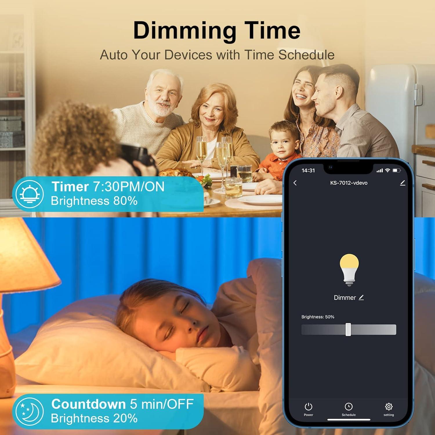 Interruptores Reguladores Inteligentes Milfra 3 Vías Paquete de 2