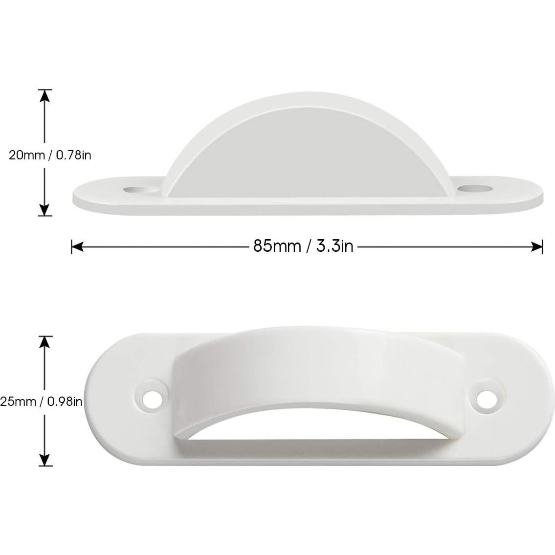 Cubiertas de Interruptores de Luz Lisol 8 Piezas Blanco Seguridad