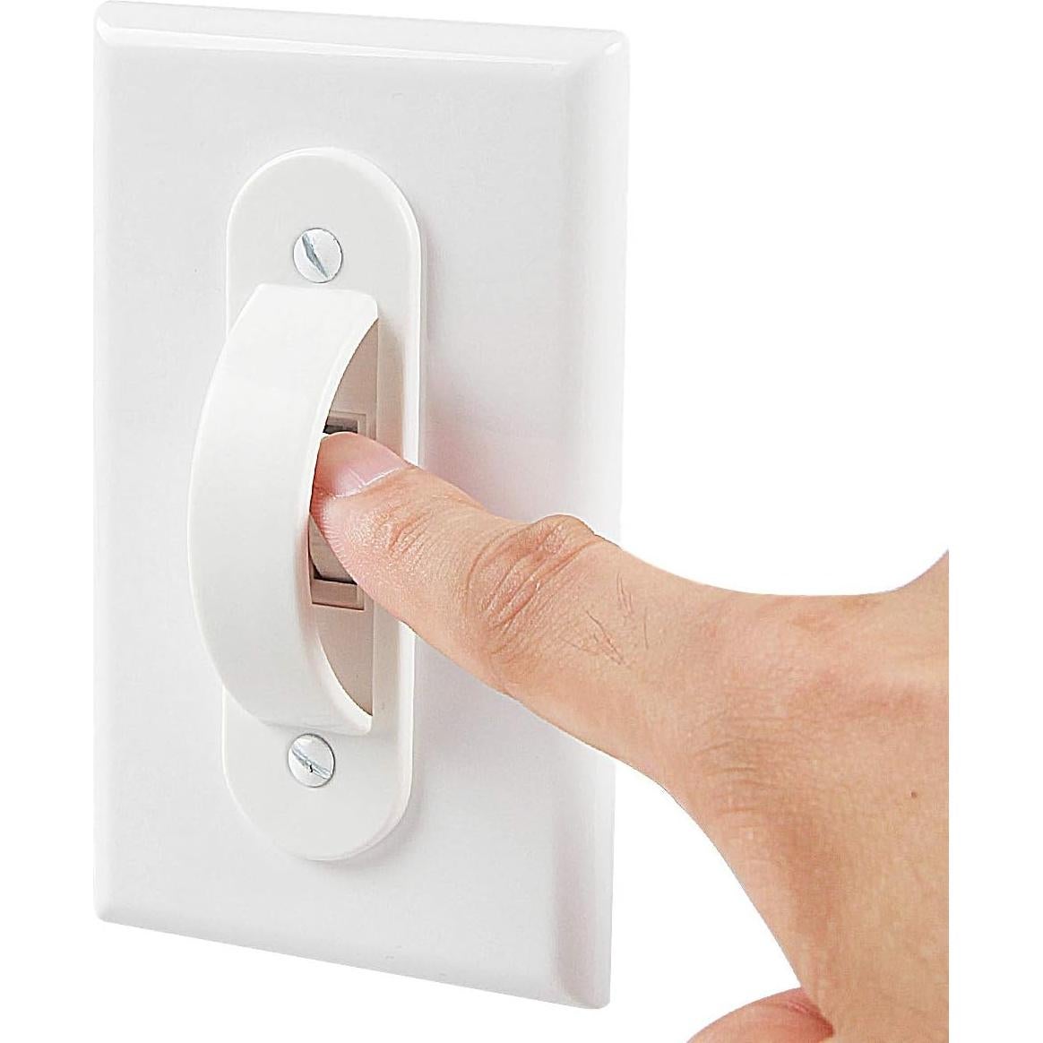 Cubiertas de Interruptores de Luz Lisol 8 Piezas Blanco Seguridad