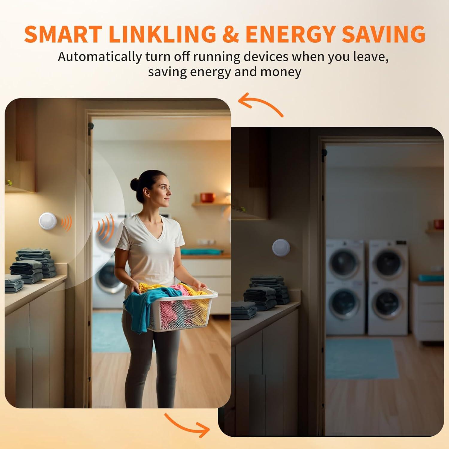 Interruptor de Luz de Movimiento Inalámbrico Wothfav con Sensor PIR