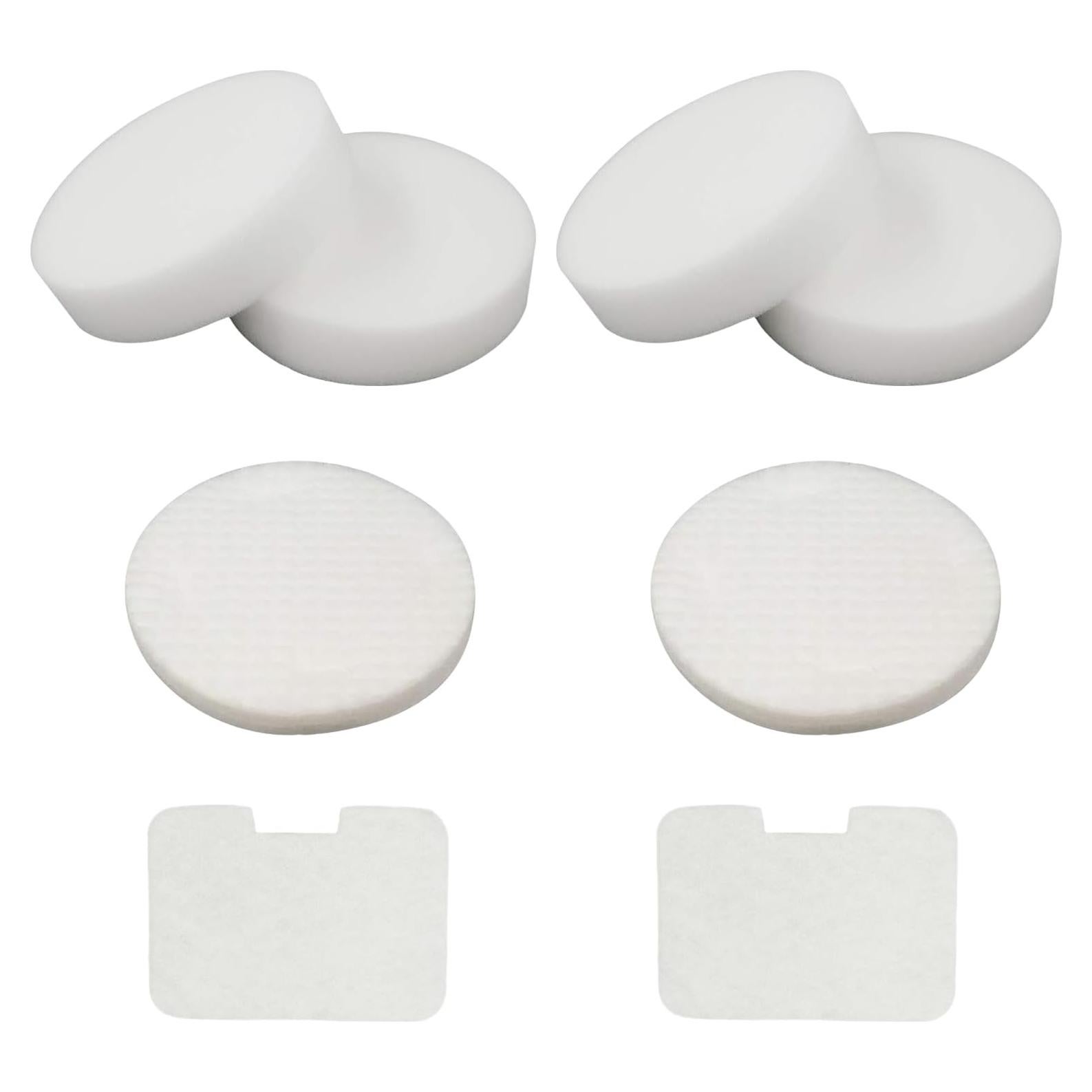 Filtros de Reemplazo para Aspiradora Shark NV22, NV22L, NV22S, NV26, NV27, UV400 - 4 Espumas + 2 Fieltro