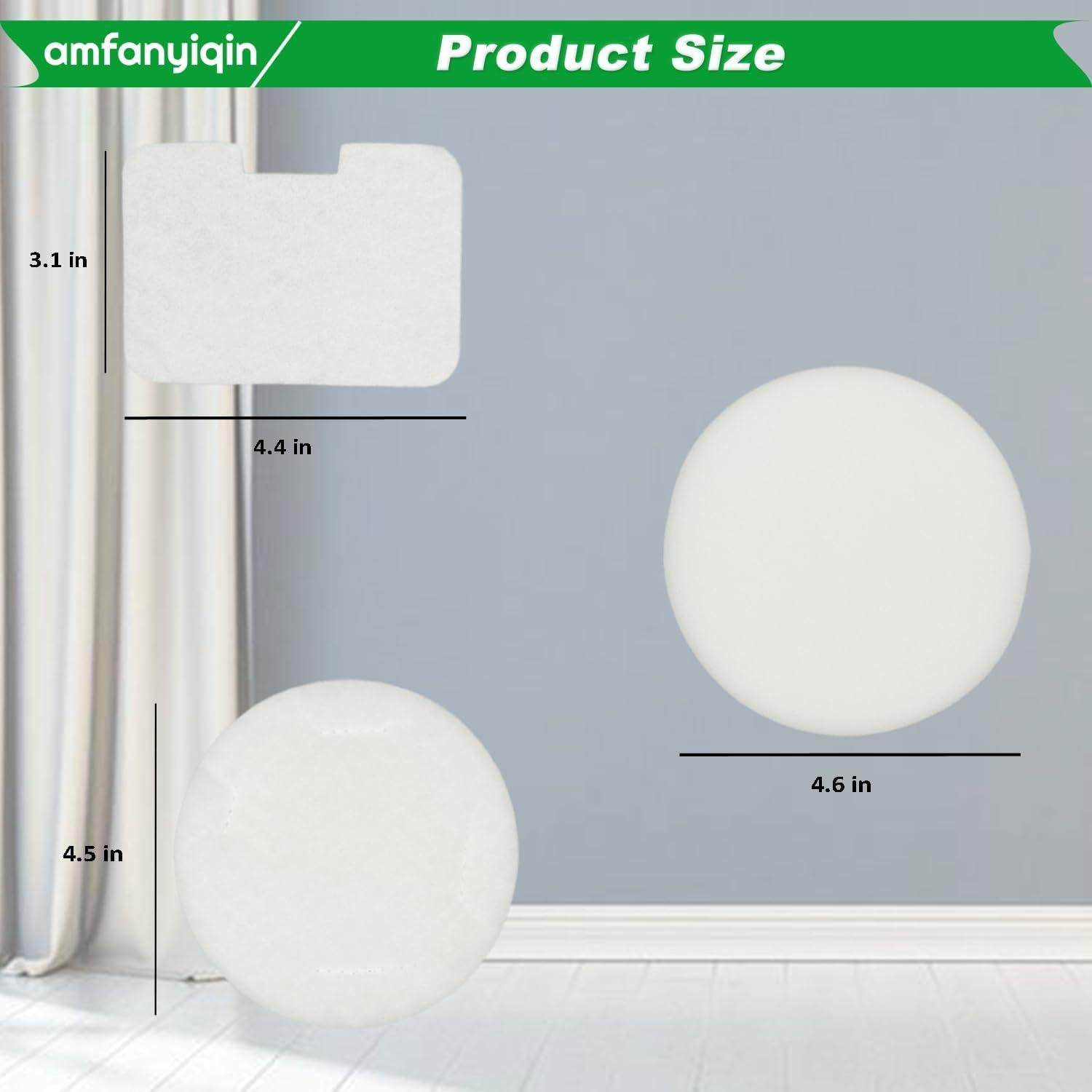 Filtros de Reemplazo para Aspiradora Shark NV22, NV22L, NV22S, NV26, NV27, UV400 - 4 Espumas + 2 Fieltro