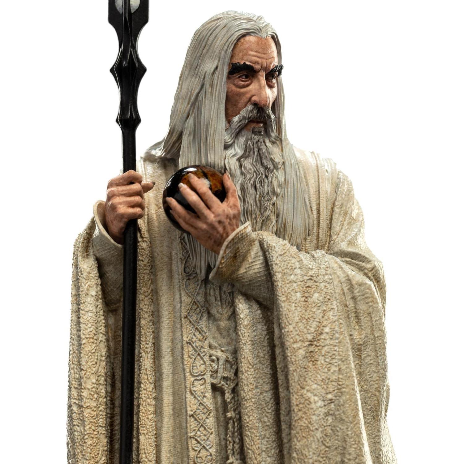 Figura Saruman El Blanco WETA Workshop 18.87 cm Coleccionable