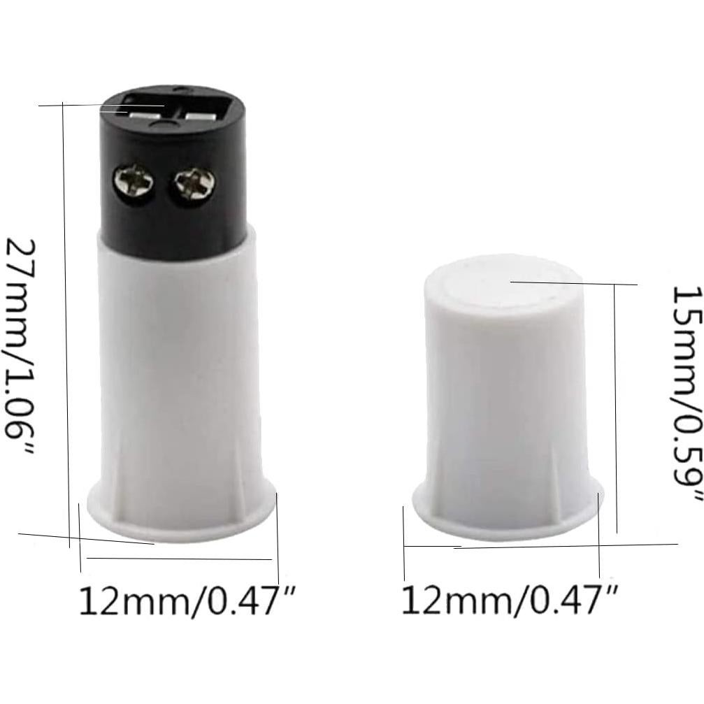 Sensor de Contacto Magnético MC-33C para Puertas y Ventanas - 4 Juegos