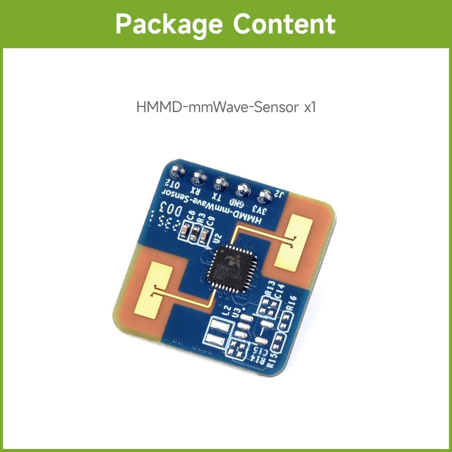 Sensor de Detección de Micro-Movimiento Waveshare HMMD-mmWave 24GHz