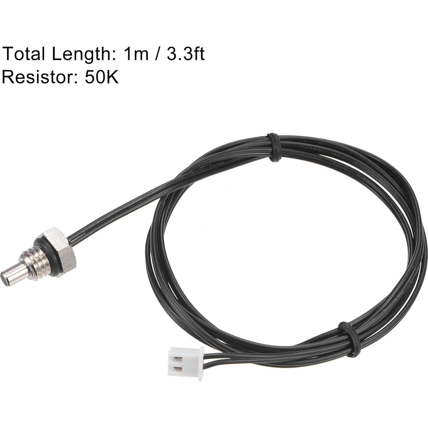 Sonda de Temperatura NTC 50K uxcell M8 1m - 2 Pcs