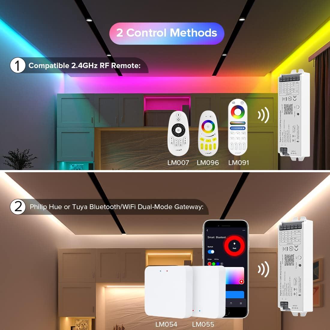 Controlador de tira LED SEZO LM052 ZigBee 5en1 DC12V 180W