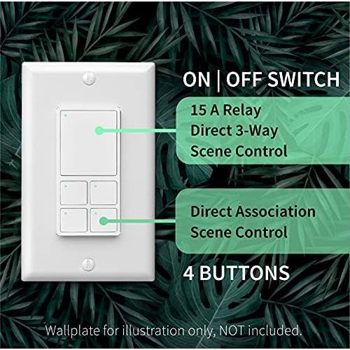 Controlador de Escena Z-Wave Zooz ZEN32 800LR, Blanco