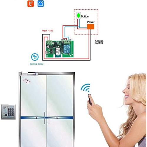 Módulo Relé Inteligente WiFi 12V Tuya para Hogar - Control Remoto