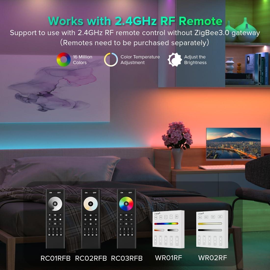 Controlador LED Tuya Zigbee 3.0 LM052 5 en 1 RGB CCT