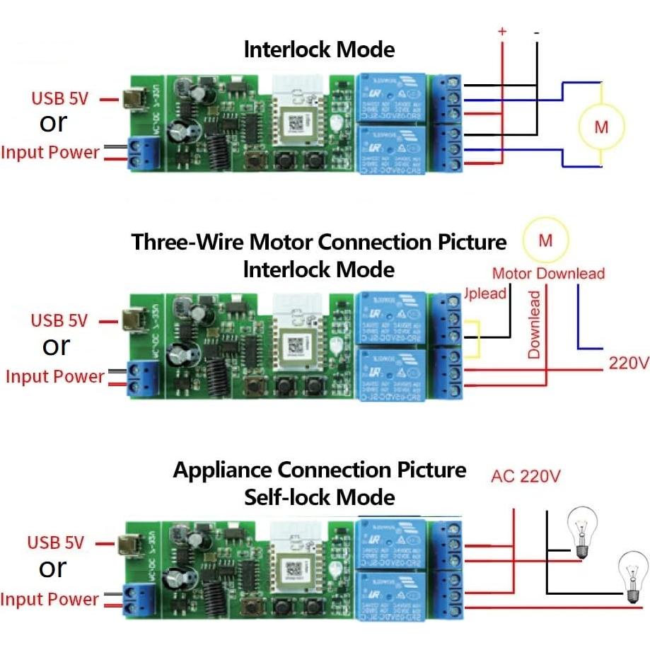 Interruptor Inteligente ZigBee Baolan 2 Canales 5V 12V 24V