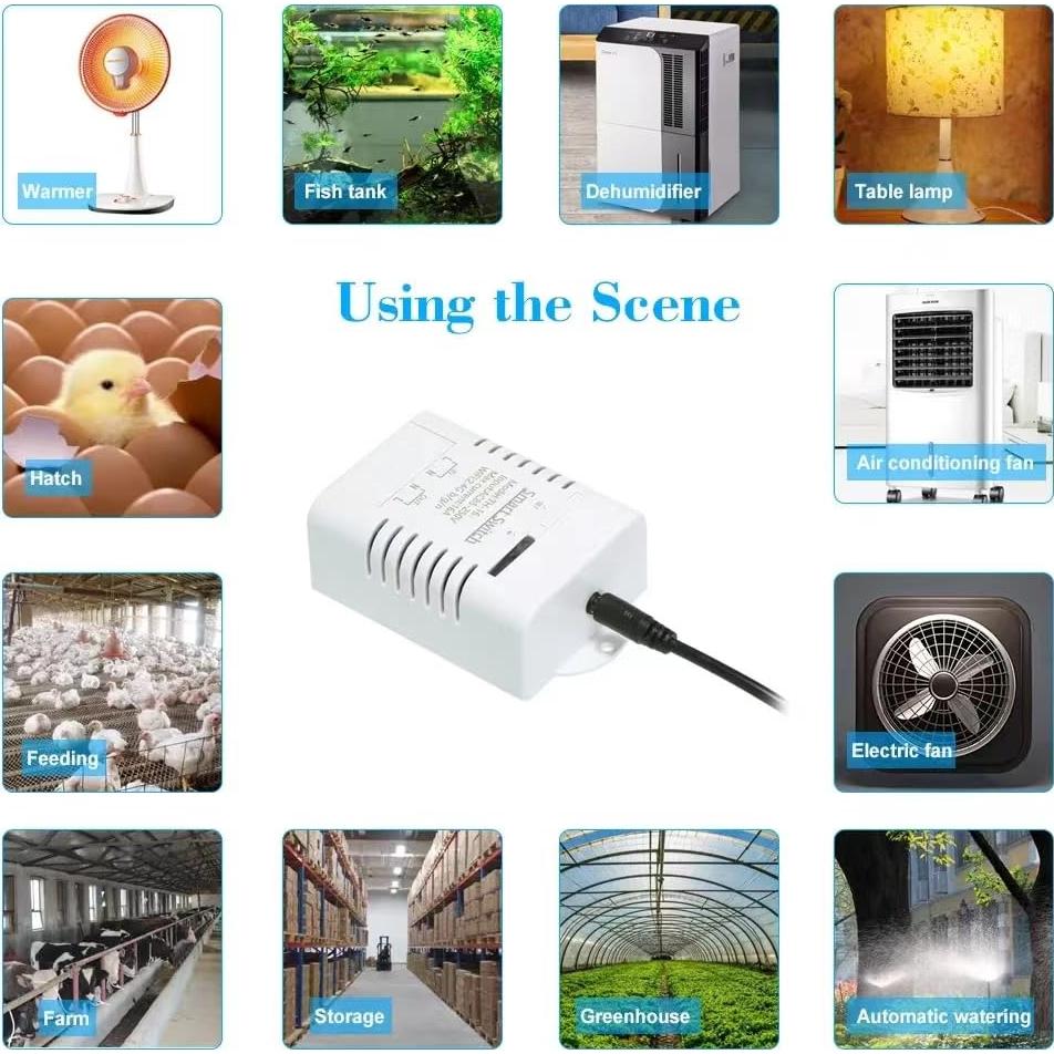 Interruptor Remoto Inalámbrico Yitouniu TH16 16A WiFi Control Temperatura