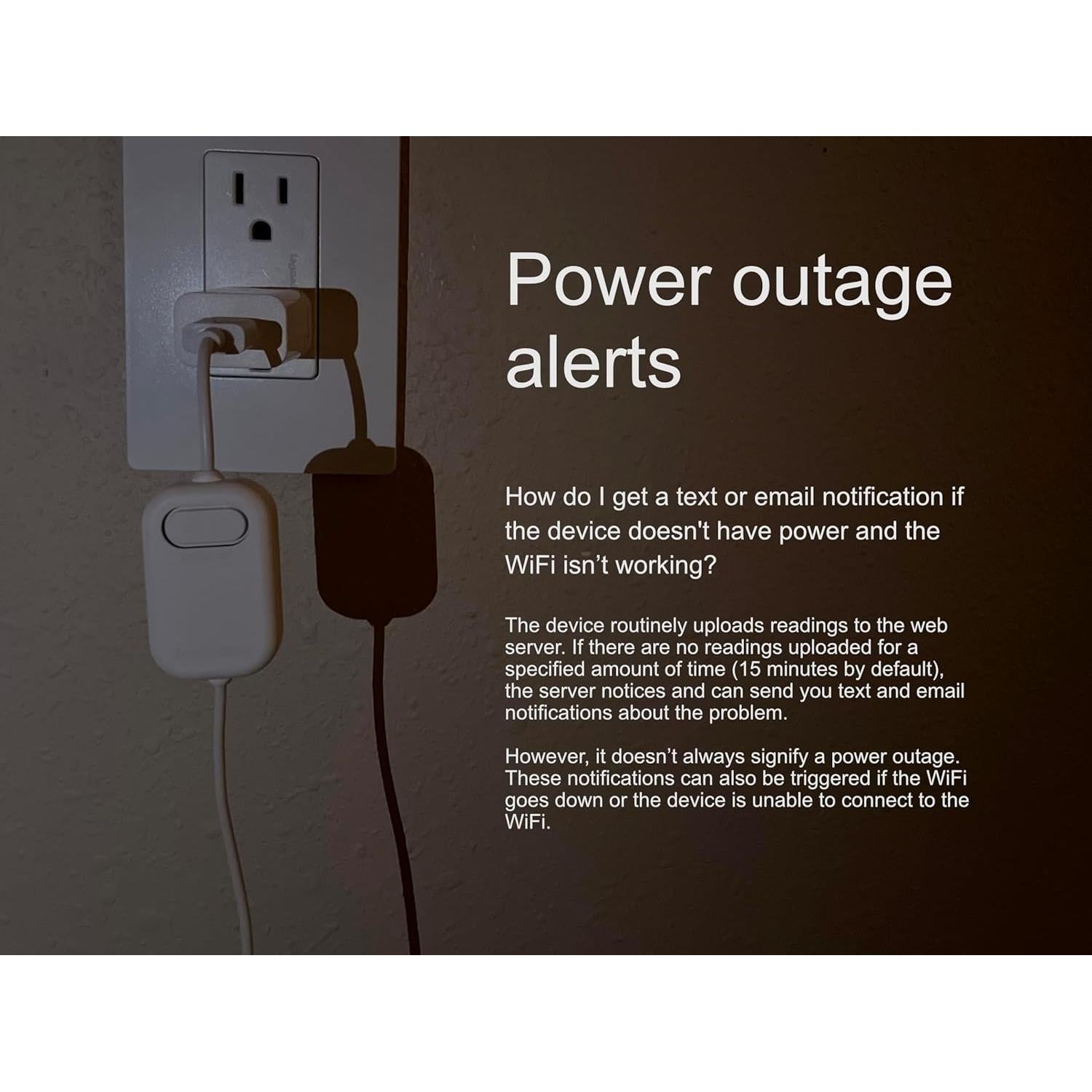 Monitor de Hogar Watchdog WHM-1 WiFi - Sensor Agua, Temperatura, Humedad