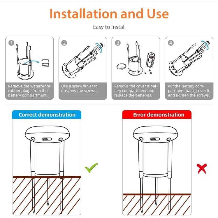 Sensor de Humedad y Temperatura Solar Zigbee Tuya 0-100% HR