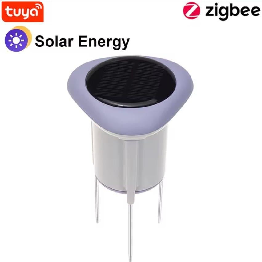 Sensor de Humedad y Temperatura Solar Zigbee Tuya 0-100% HR