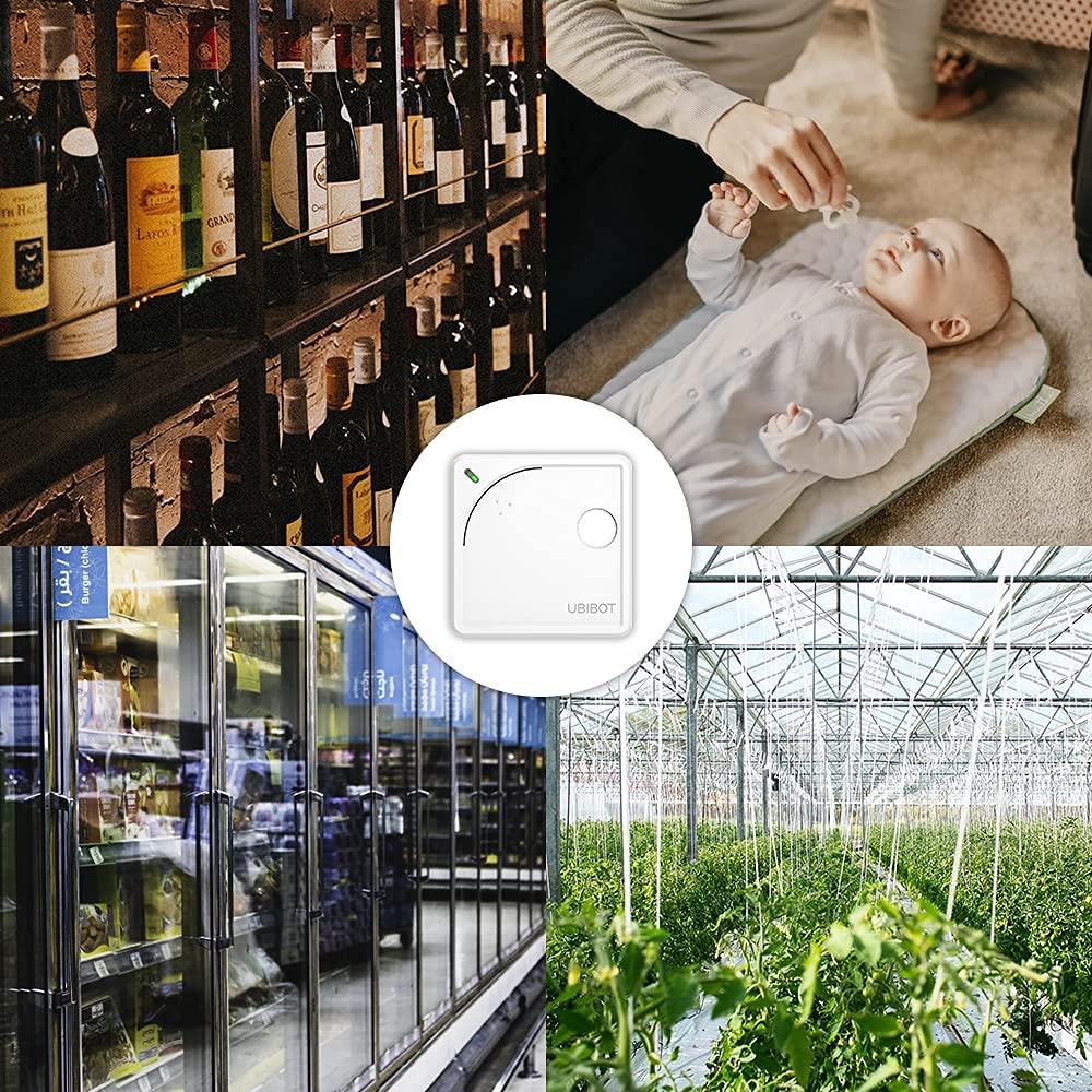 Sensor Ambiental WiFi UbiBot WS1 - Monitoreo Temperatura, Humedad y Luz