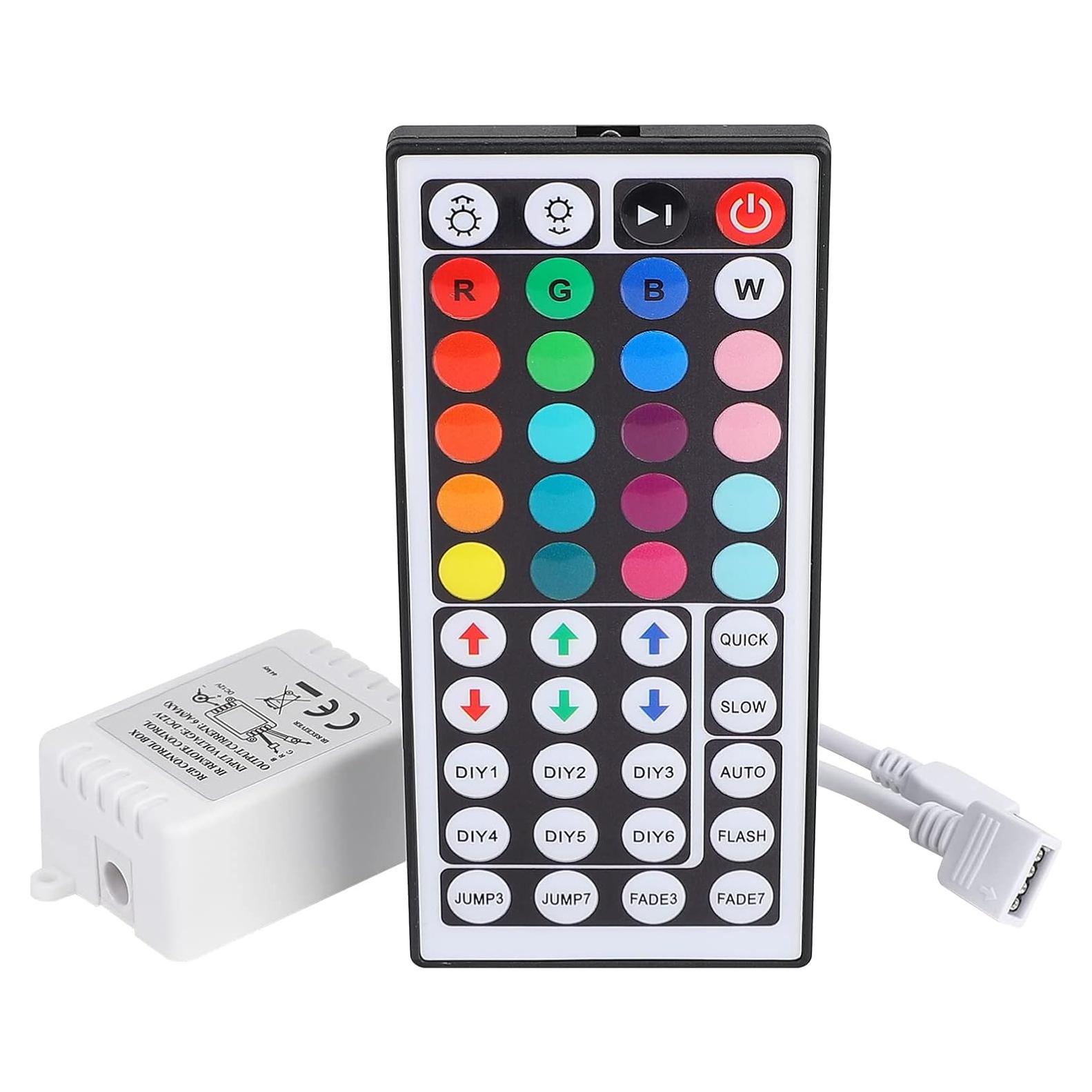 Controlador Remoto IR 44 Teclas SUPERNIGHT para Tiras LED RGB