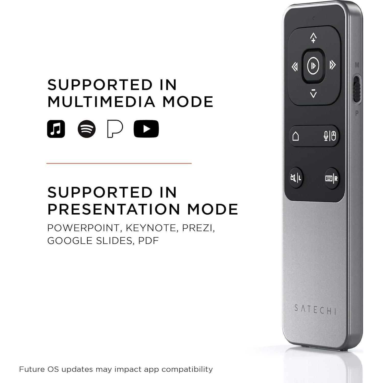 Control Remoto Bluetooth Satechi R2 Multimedia y Presentaciones