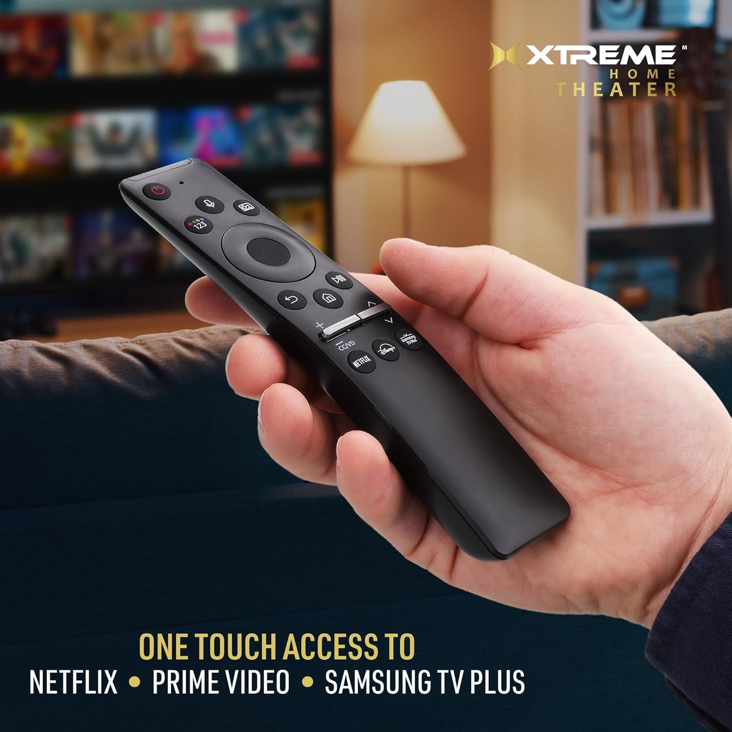 Control Remoto Universal Samsung Smart TV - Búsqueda por Voz, Acceso Rápido a Netflix y Prime Video