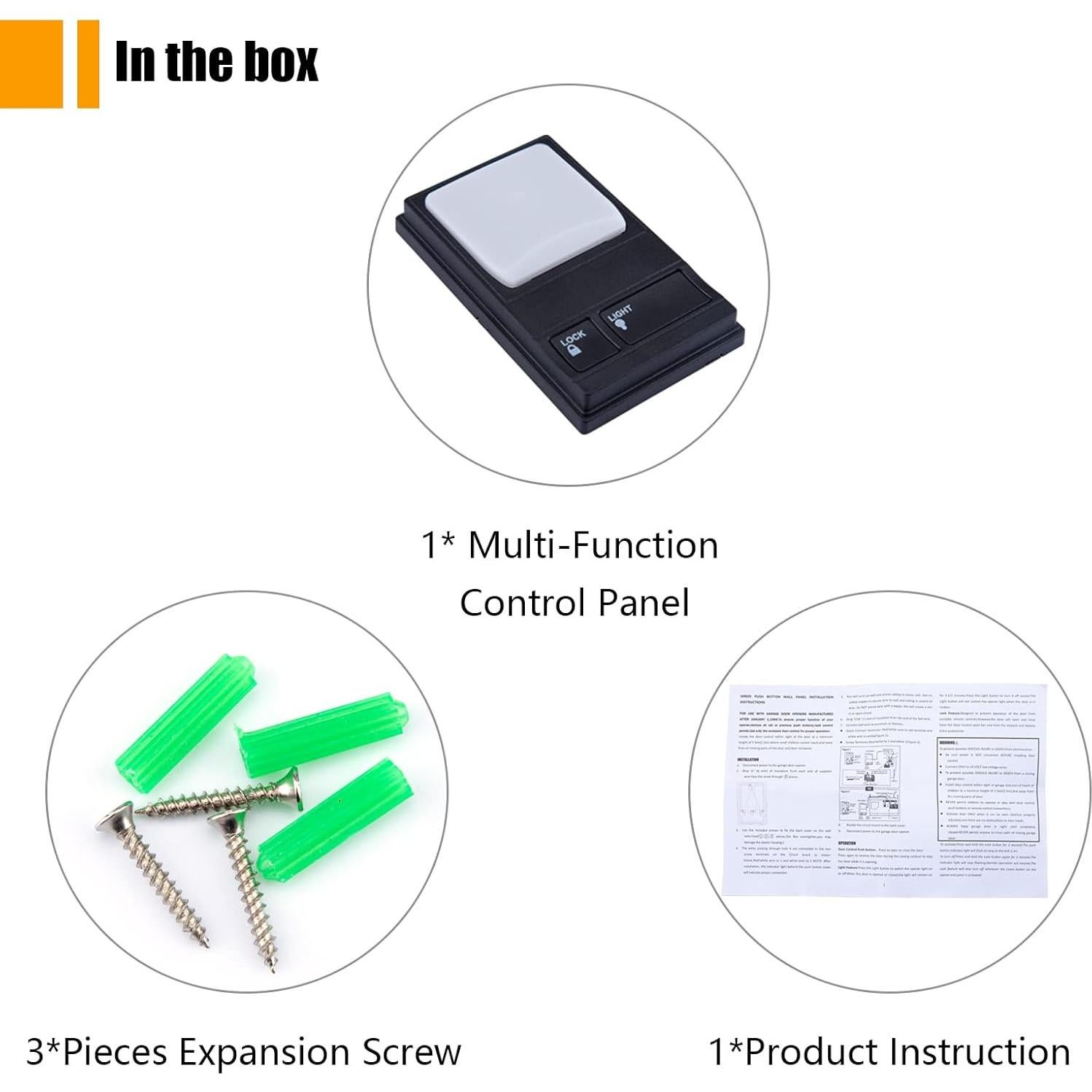 Panel de Control Multifuncional LiftMaster 78LM - 3 Botones