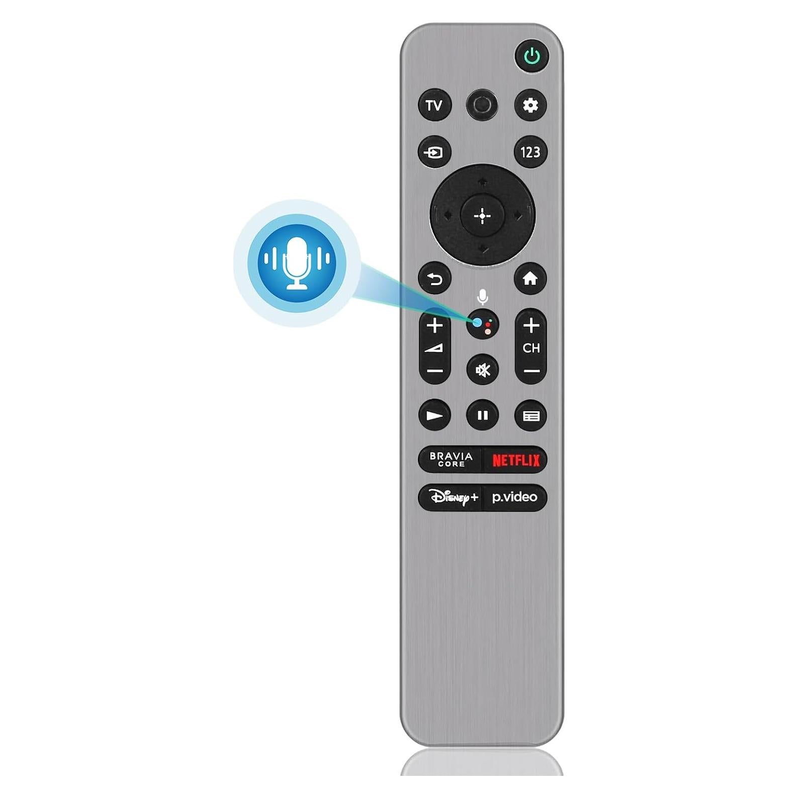 Control Remoto de Voz Piudekei RMF-TX910U para TV Sony Bravia 4K