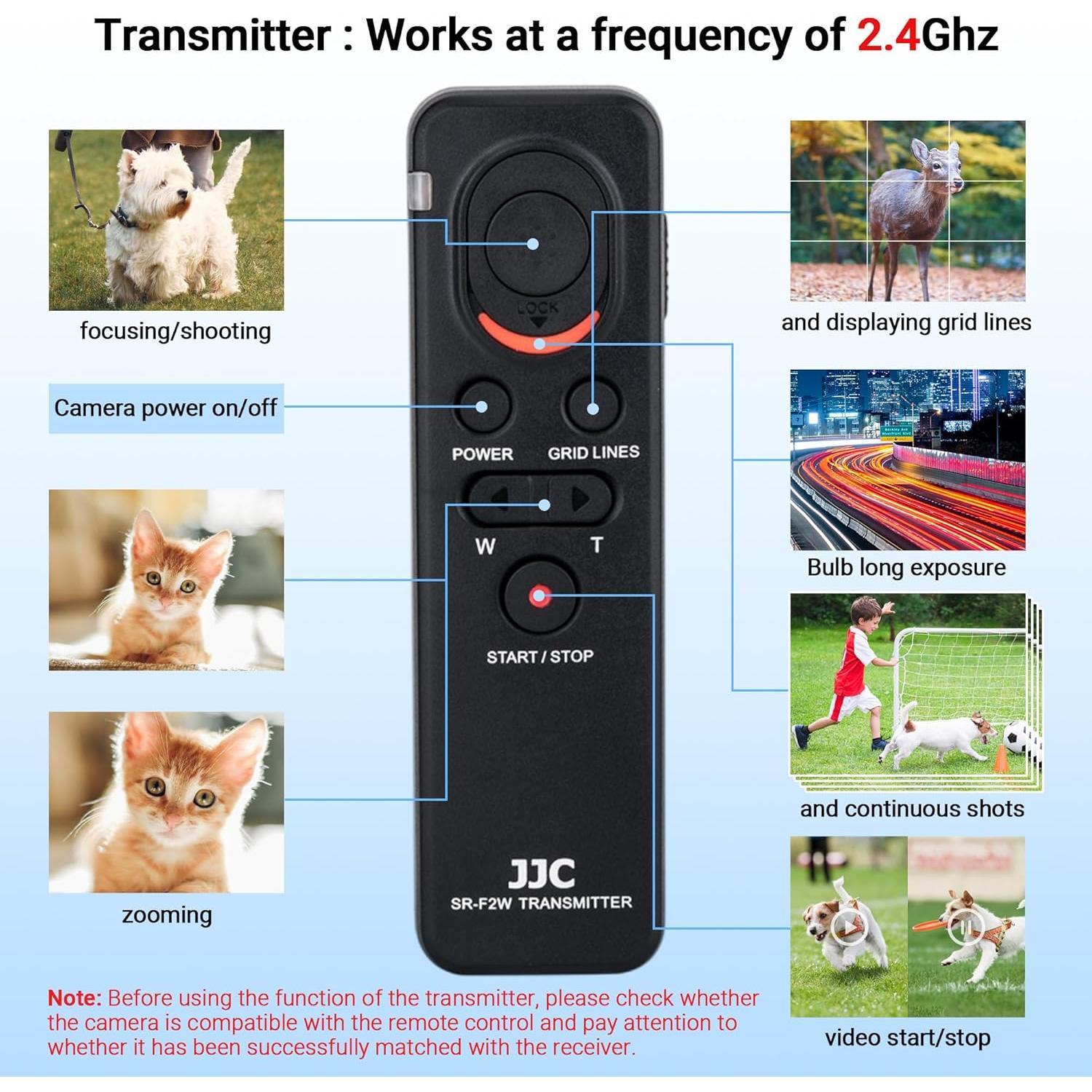 Control Remoto Inalámbrico Jinjiacheng para Cámaras Sony