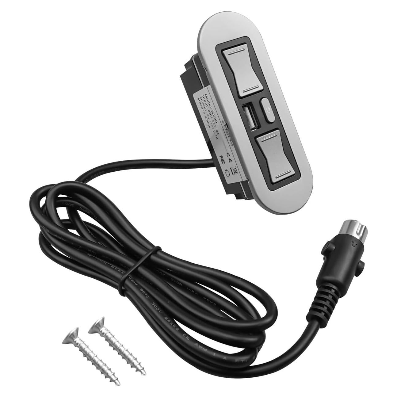 Interruptor Eléctrico Reclinable QAGGUM con Control Remoto USB