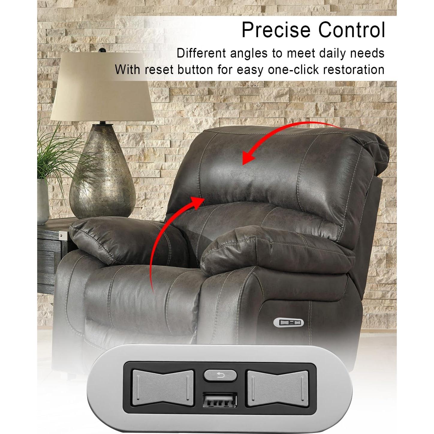 Interruptor Eléctrico Reclinable QAGGUM con Control Remoto USB