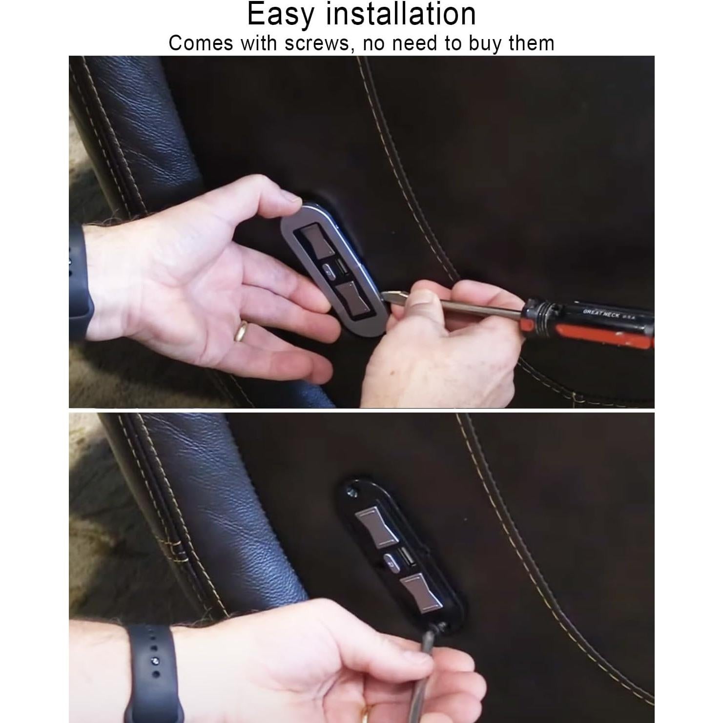 Interruptor Eléctrico Reclinable QAGGUM con Control Remoto USB