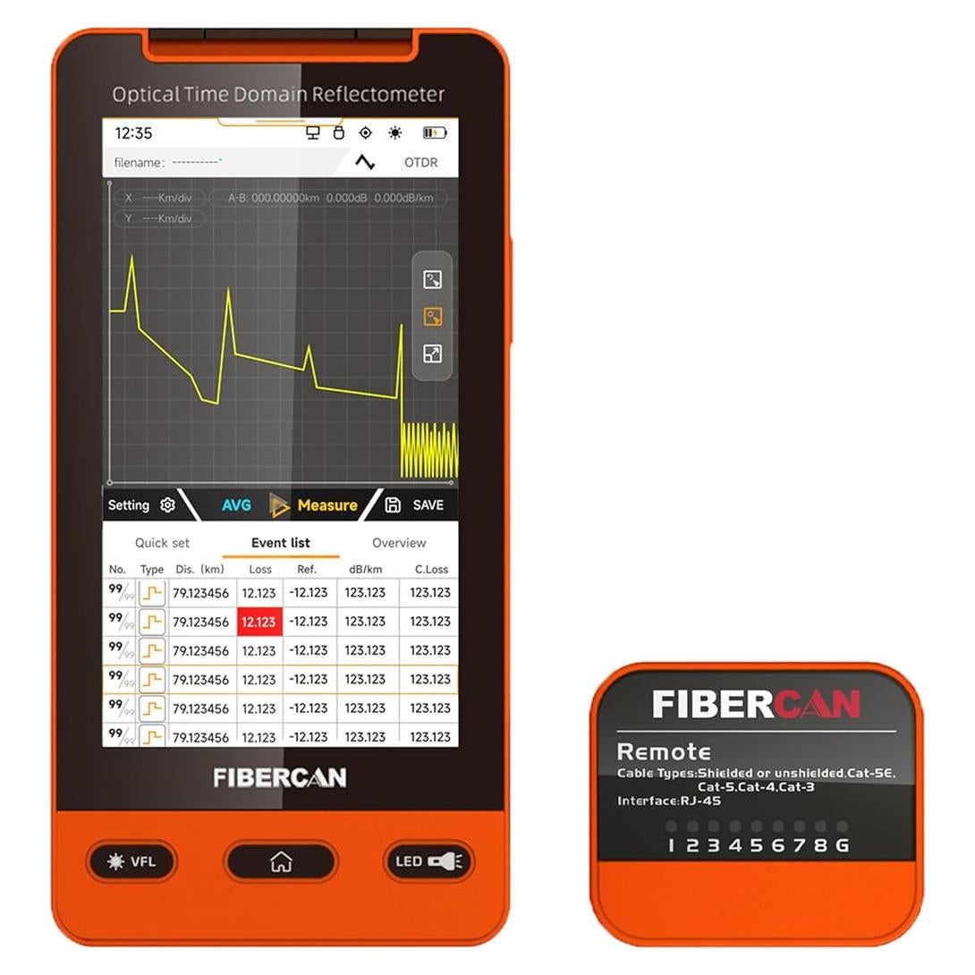Probador de Fibra Óptica Multifuncional Fibercan FOT-800-D32 150KM