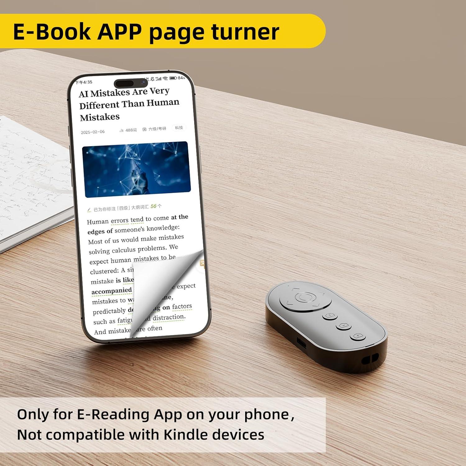 Disparador Remoto Bluetooth MAIRAN con Soporte para Teléfono