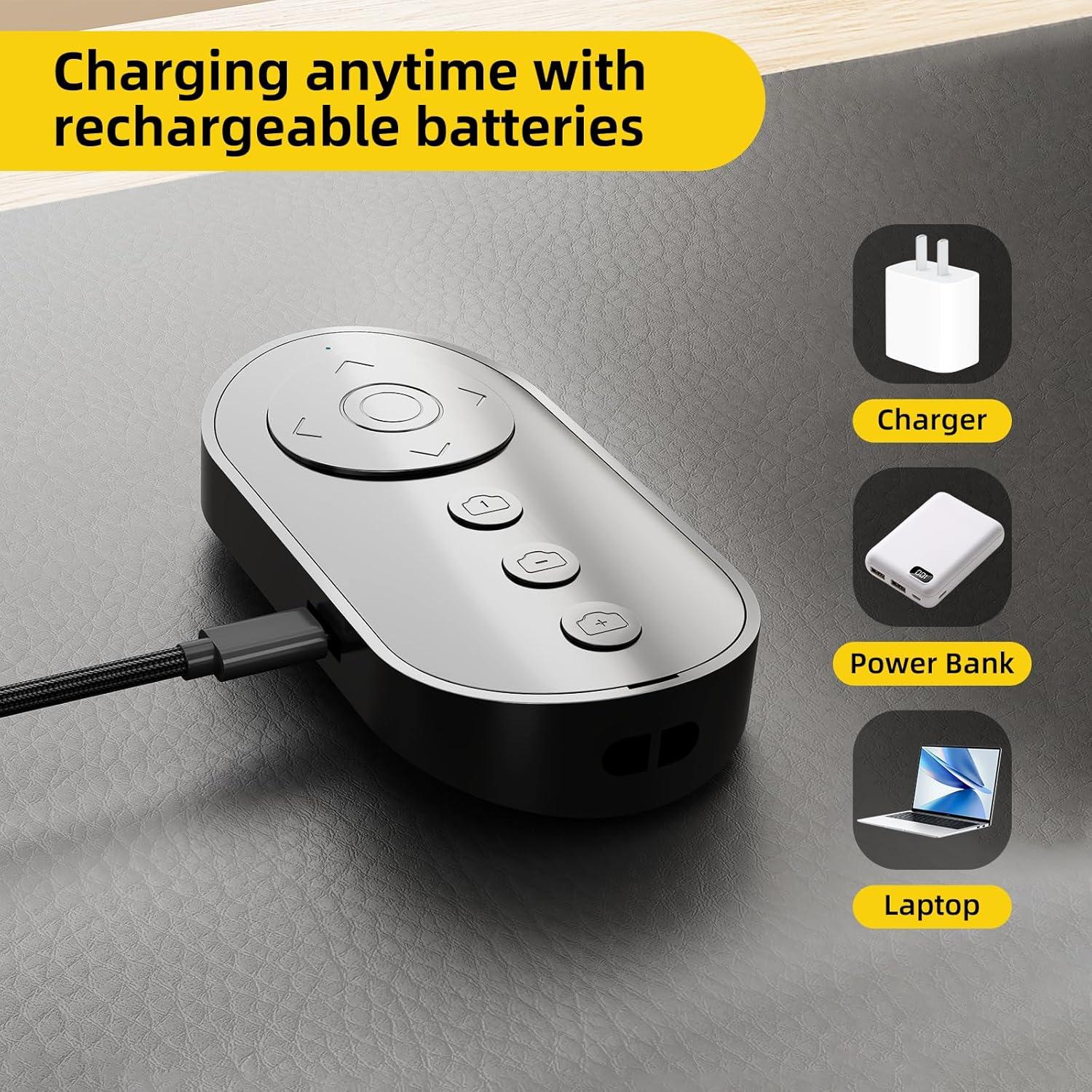 Disparador Remoto Bluetooth MAIRAN con Soporte para Teléfono