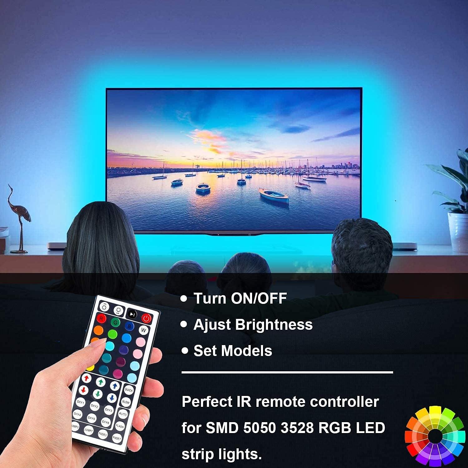 Control Remoto Inalámbrico RGB LED SUPERNIGHT 44 Teclas