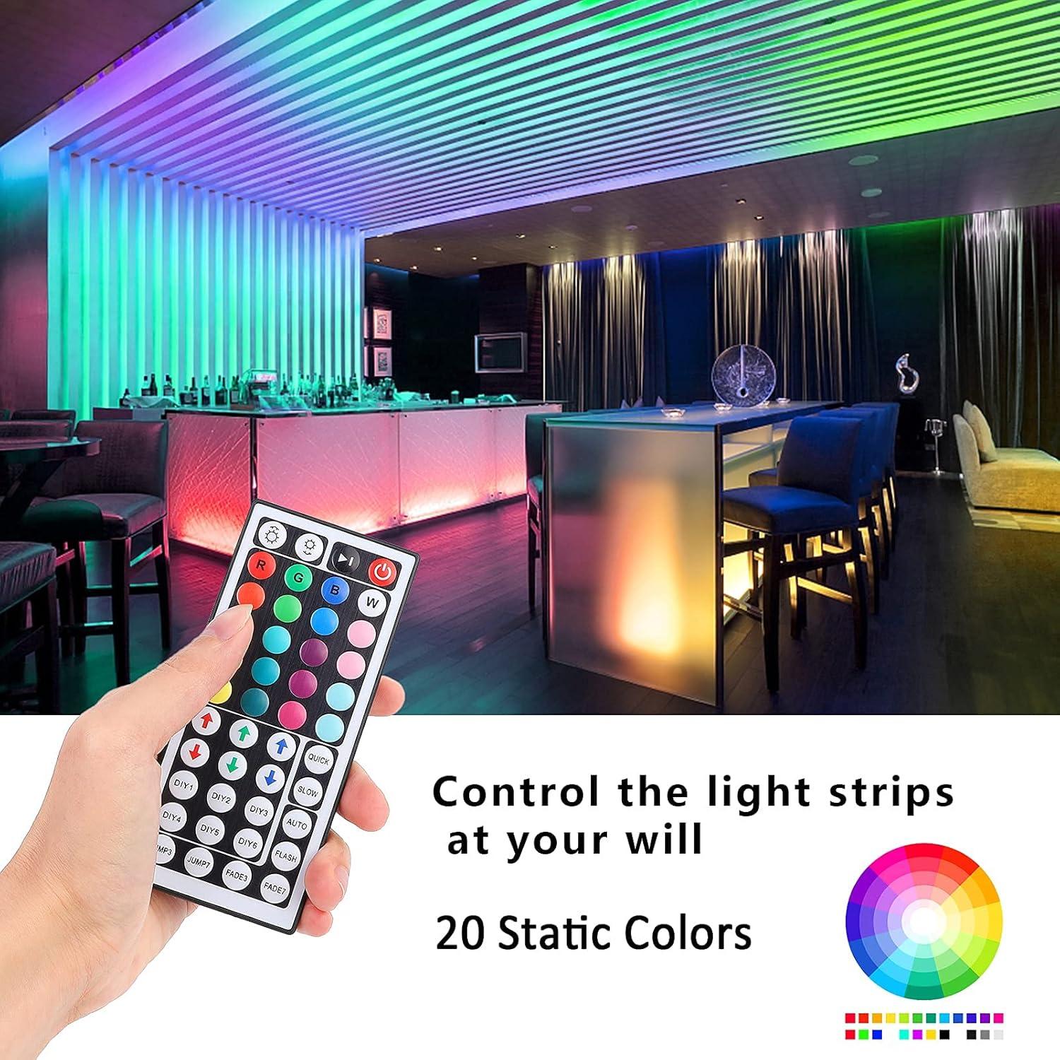Control Remoto Inalámbrico RGB LED SUPERNIGHT 44 Teclas