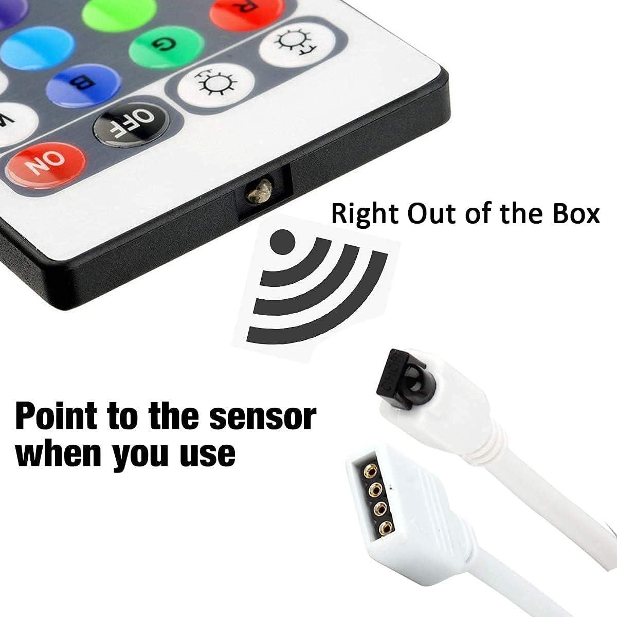 Control Remoto Inalámbrico RGB LED SUPERNIGHT 44 Teclas