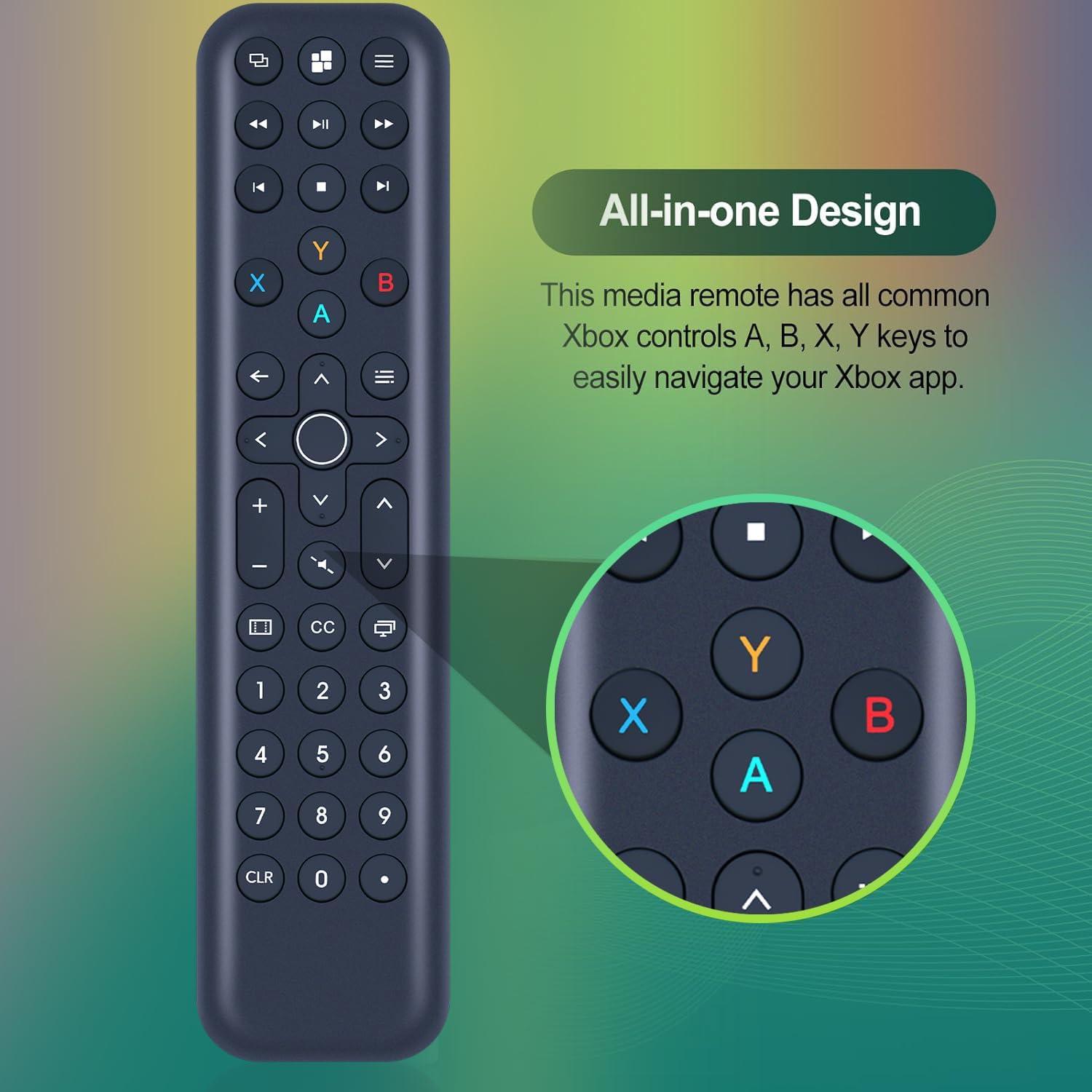 Control Remoto de Medios 8Bitdo para Xbox One/Series X|S - Negro