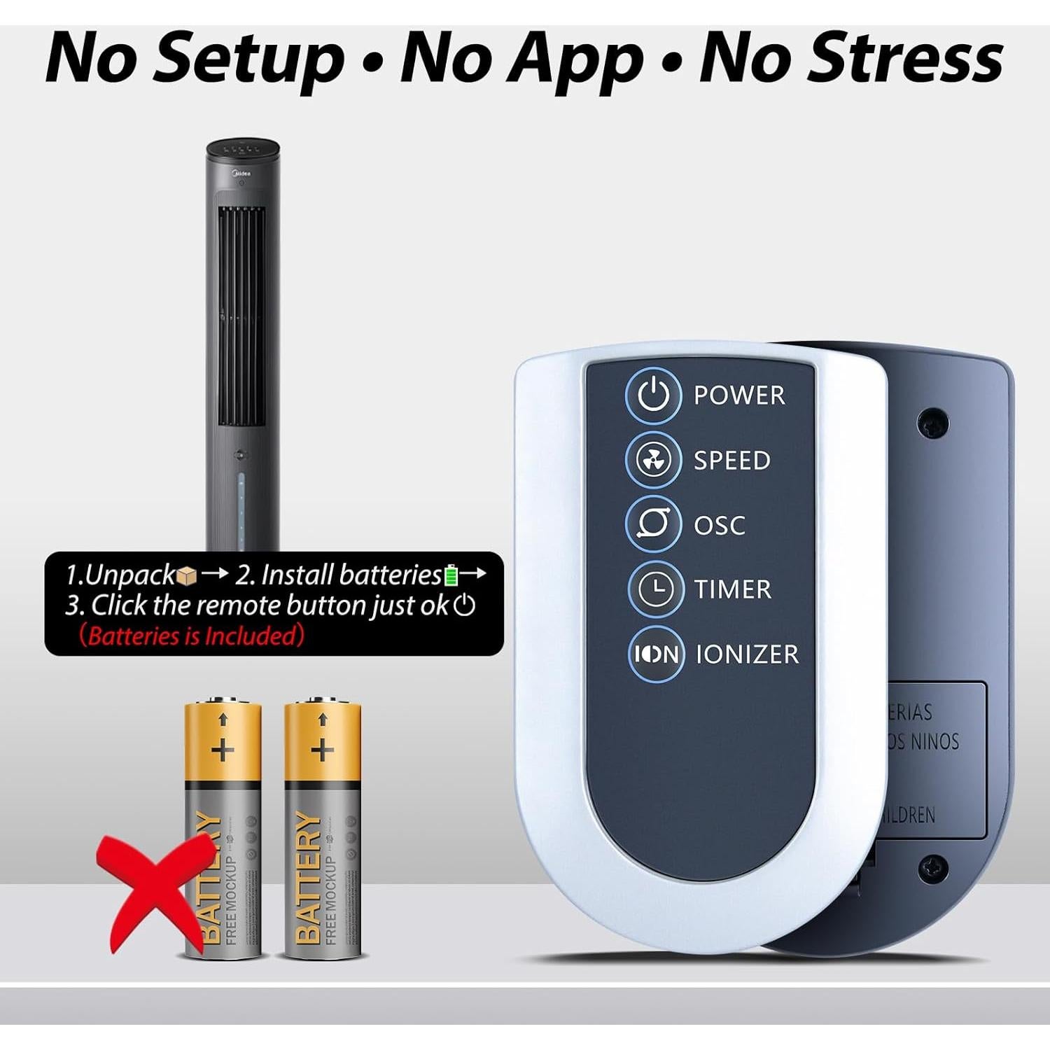 Control Remoto Reemplazo Lasko 2551 2554 2559 4824 T32202