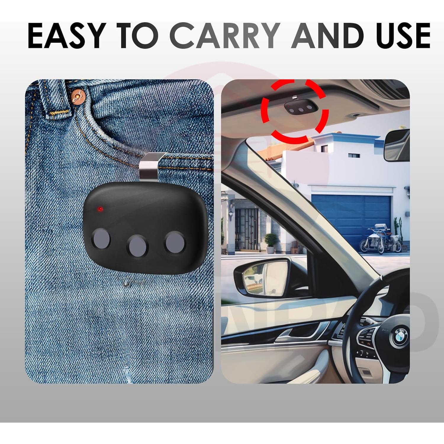 Abridor de Puerta de Garaje Lineal ASONPAO MCT-3 Control Remoto