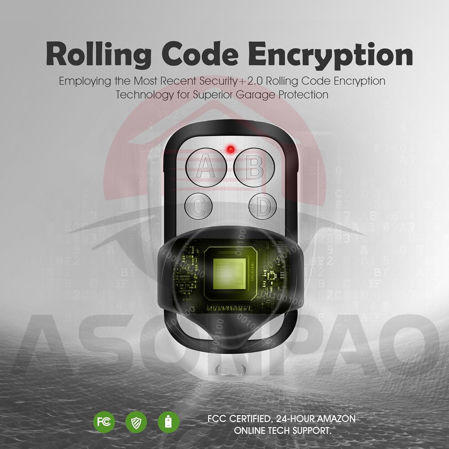 Control Remoto Universal LiftMaster 893MAX 2 Pak para Garaje