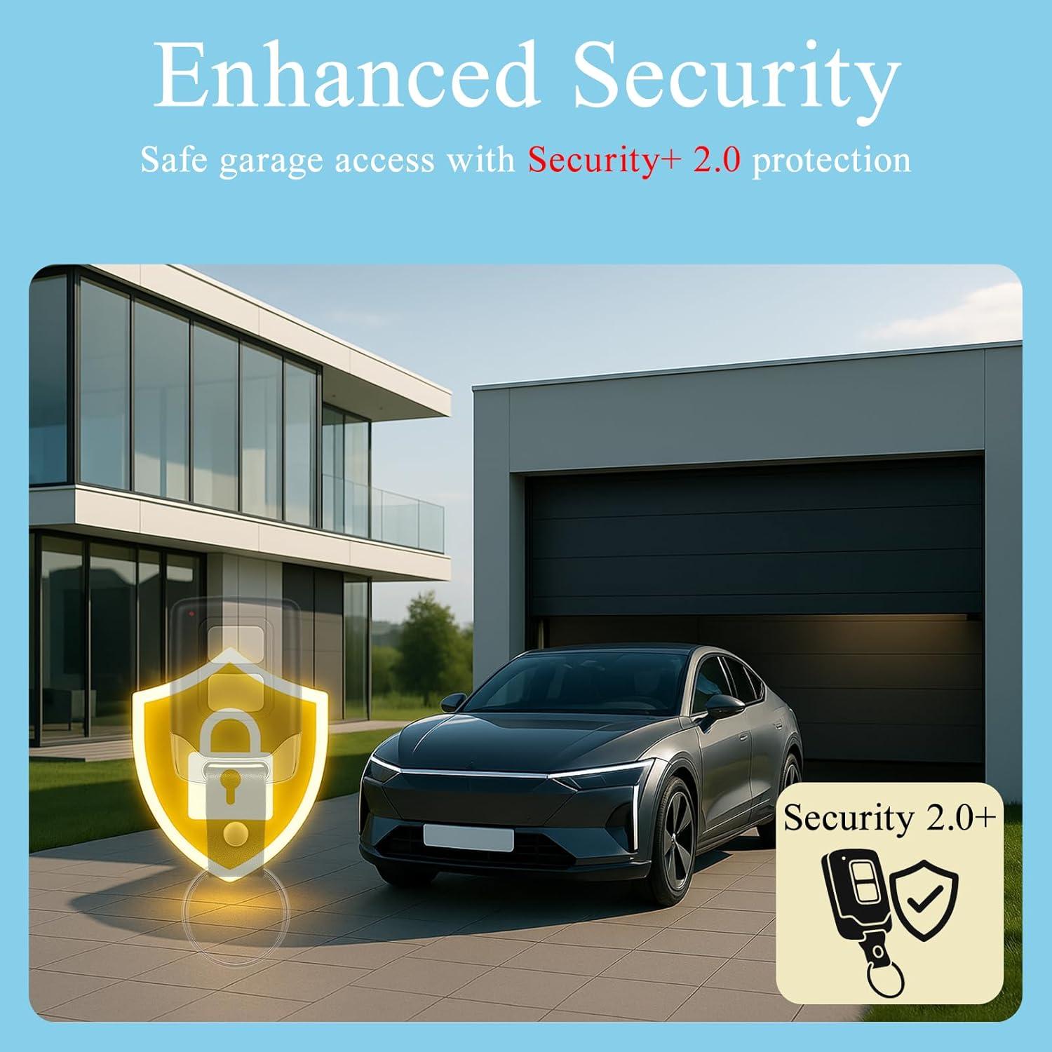 Control Remoto de Garaje Liftmaster 893MAX 891LM 2 Piezas