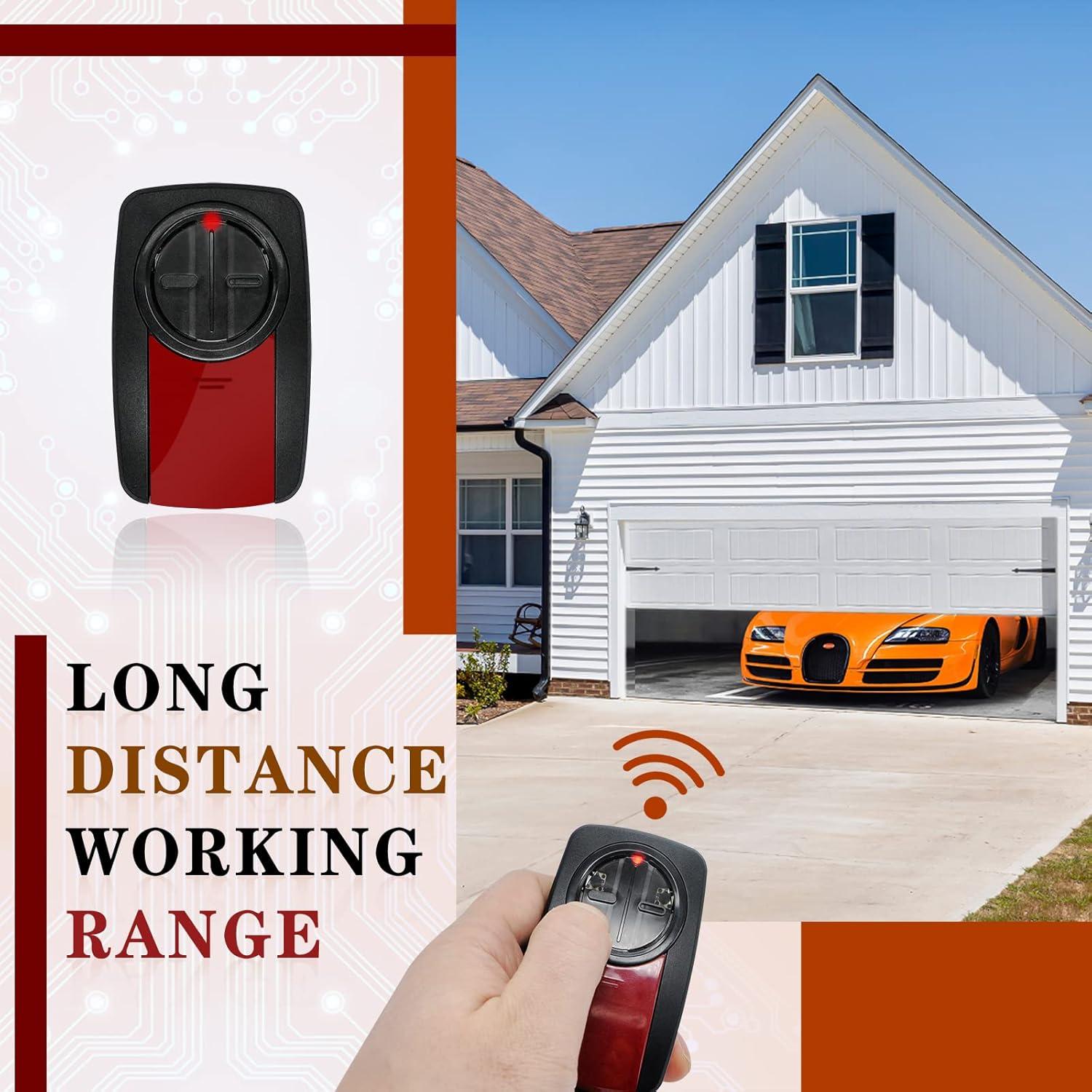 Control Remoto Universal 380UT XINAXDE para Garaje - Paquete de 2