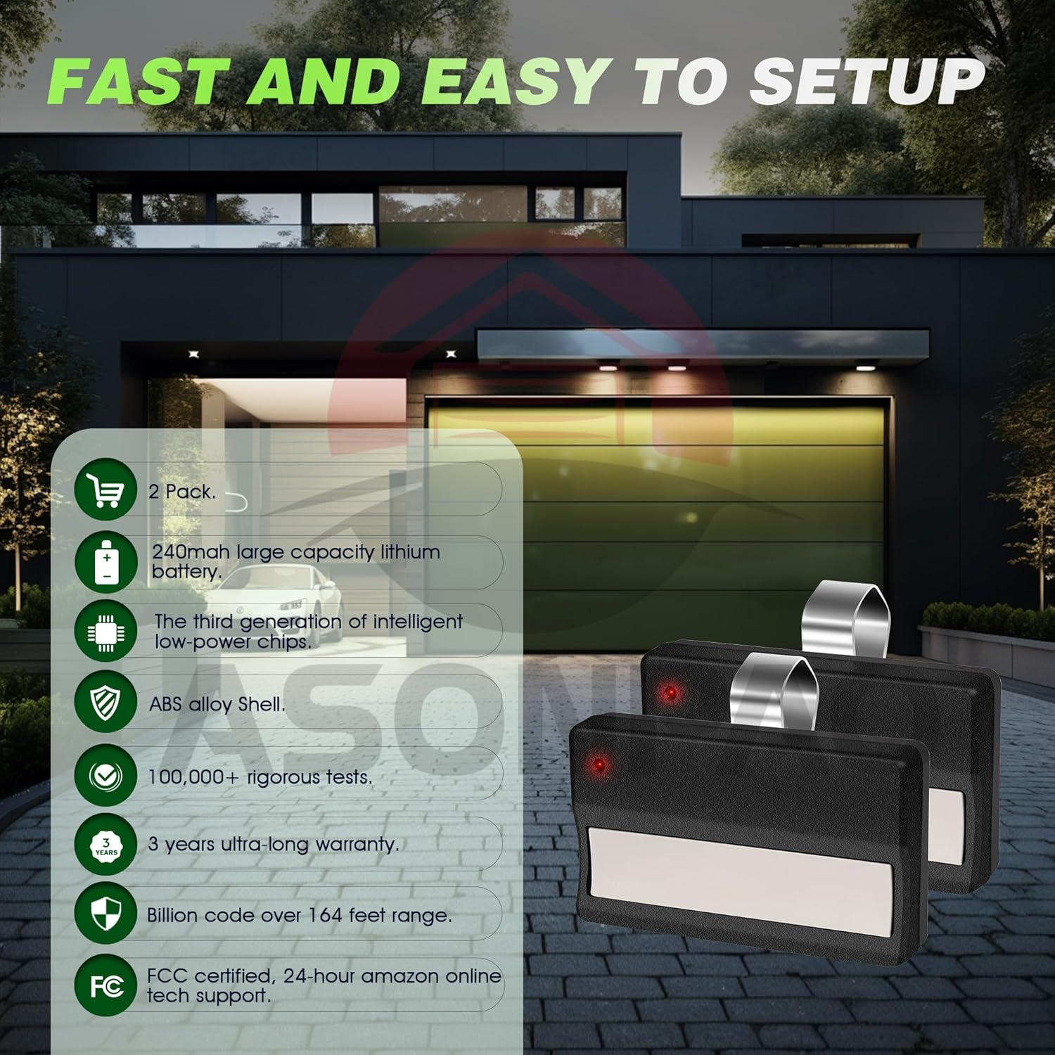 Control Remoto de Puerta de Garaje LiftMaster 81LM 850CB
