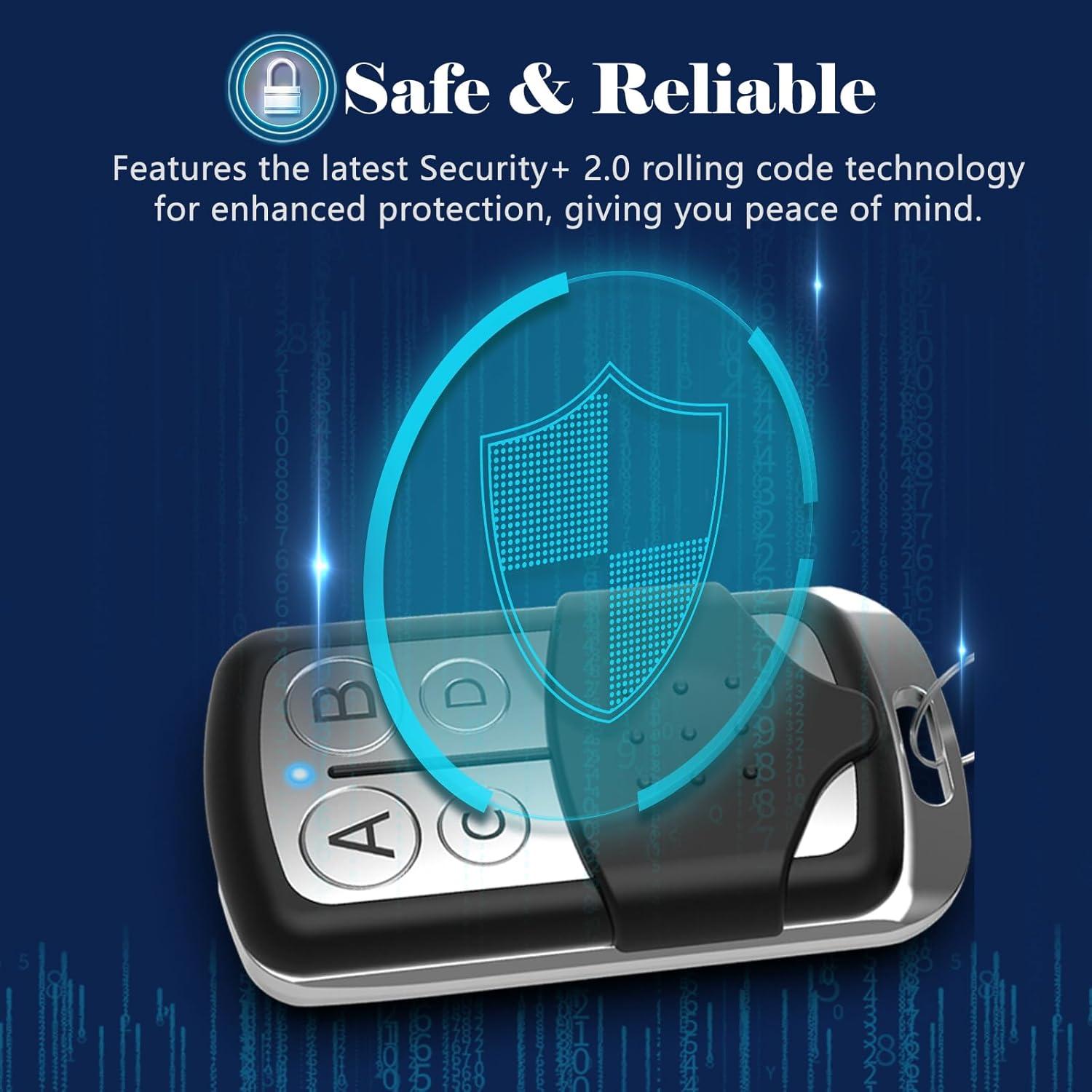 Control Remoto Ezyopenteck I11-MAX para Puerta de Garaje