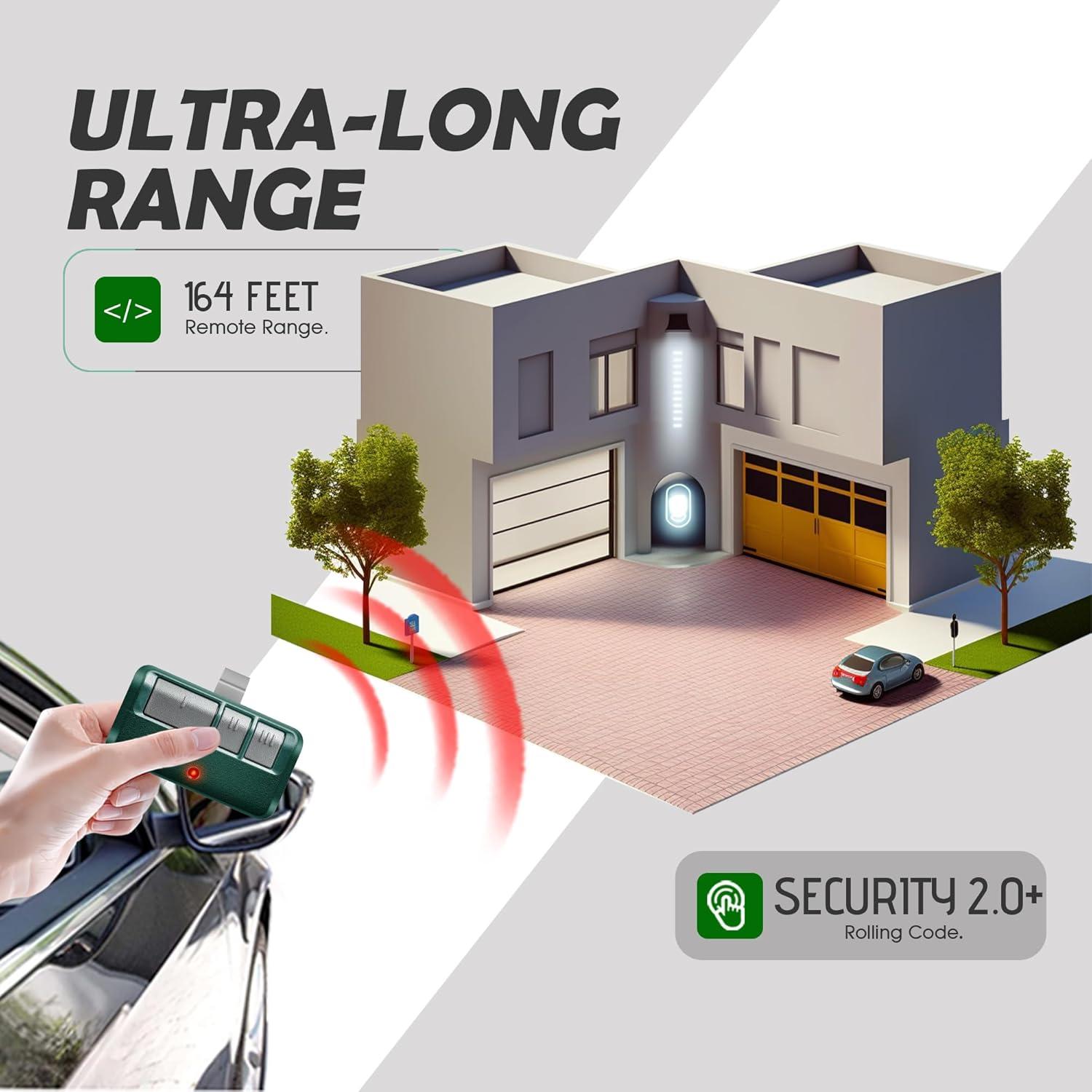 Control Remoto Universal LiftMaster 893MAX 2 Pak con Baterías