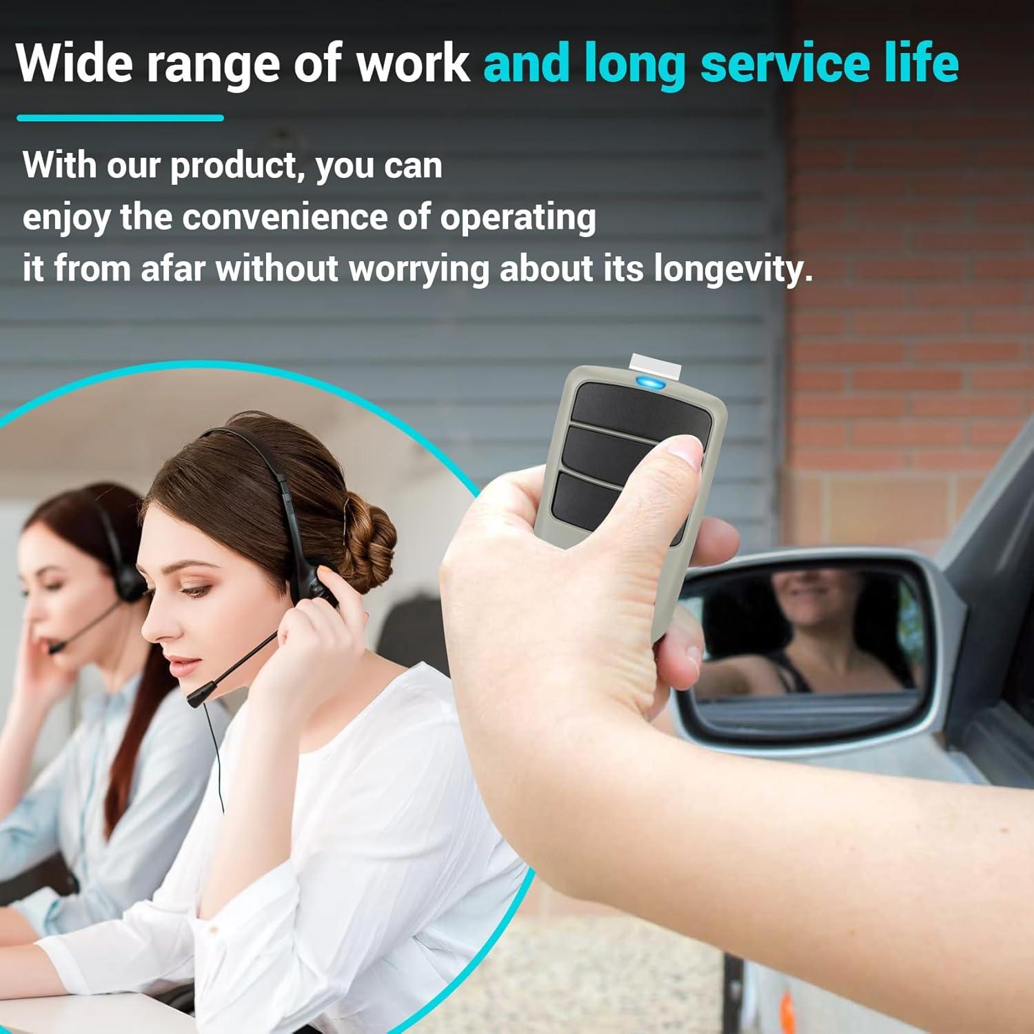 Control Remoto D3B Pevxou para Puerta de Garaje Guardian 2 Pzs