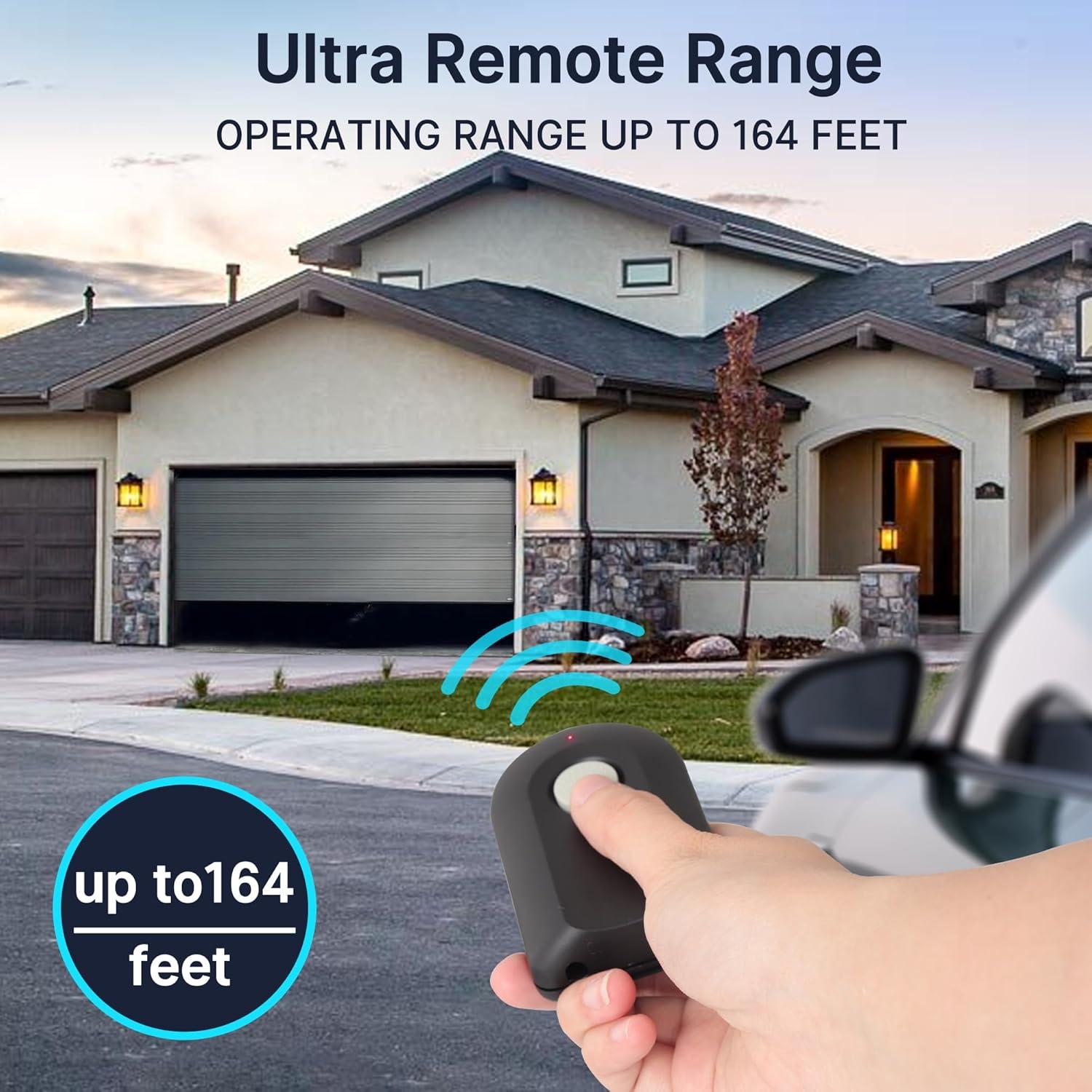 Control Remoto CreaCity ACSCTG Tipo 1 para Garaje 390MHz