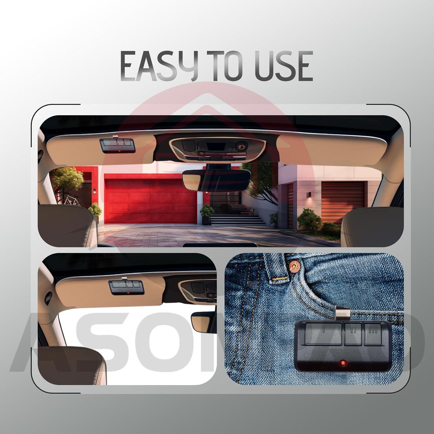 Control Remoto Universal ASONPAO 953EV-P2 para Garaje